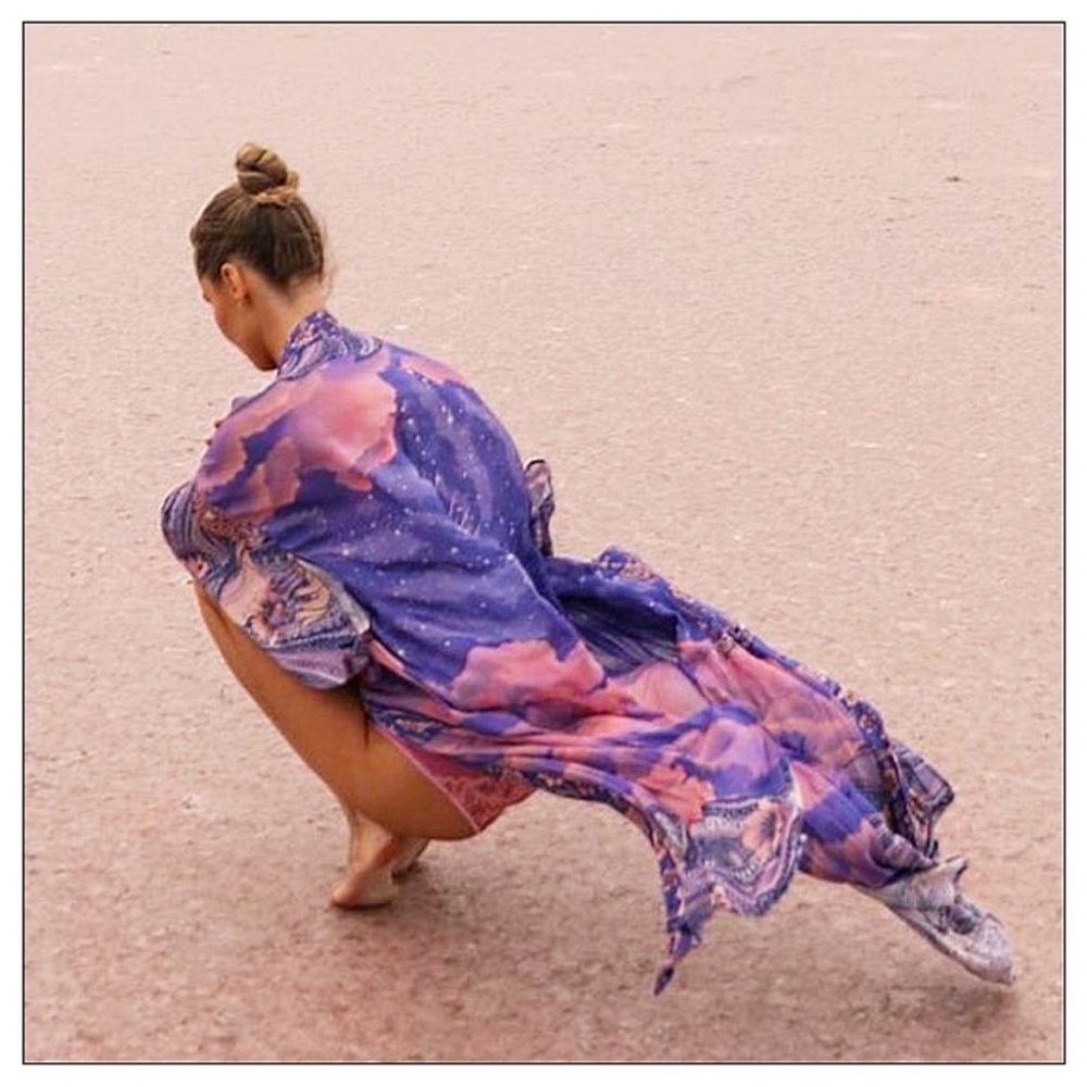 Spell Luna maxi kimono robe no tie